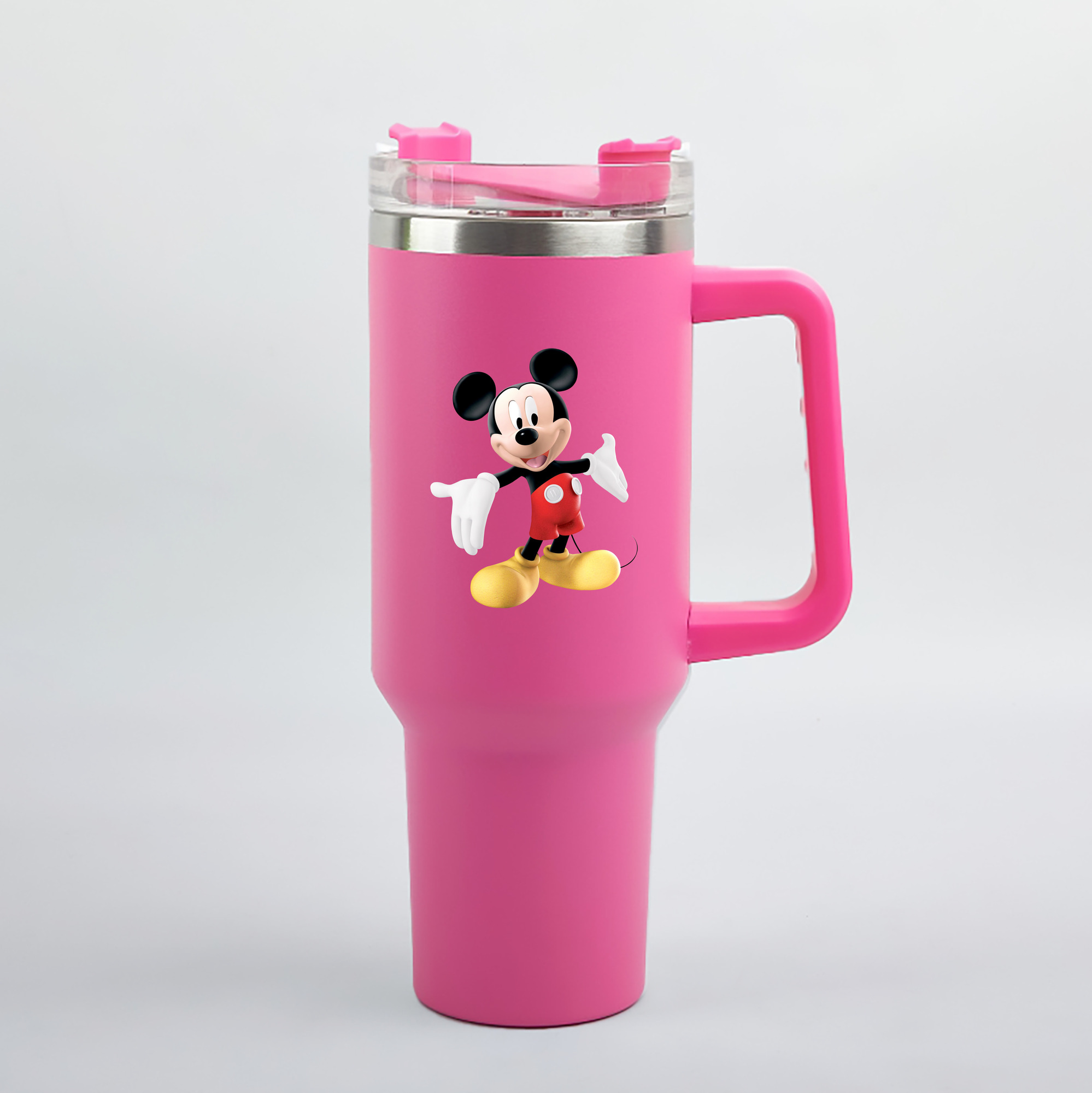 （画像用） ミッキーマウス Mickey Mouse 1200mL車用タンブラー（カラープリント）